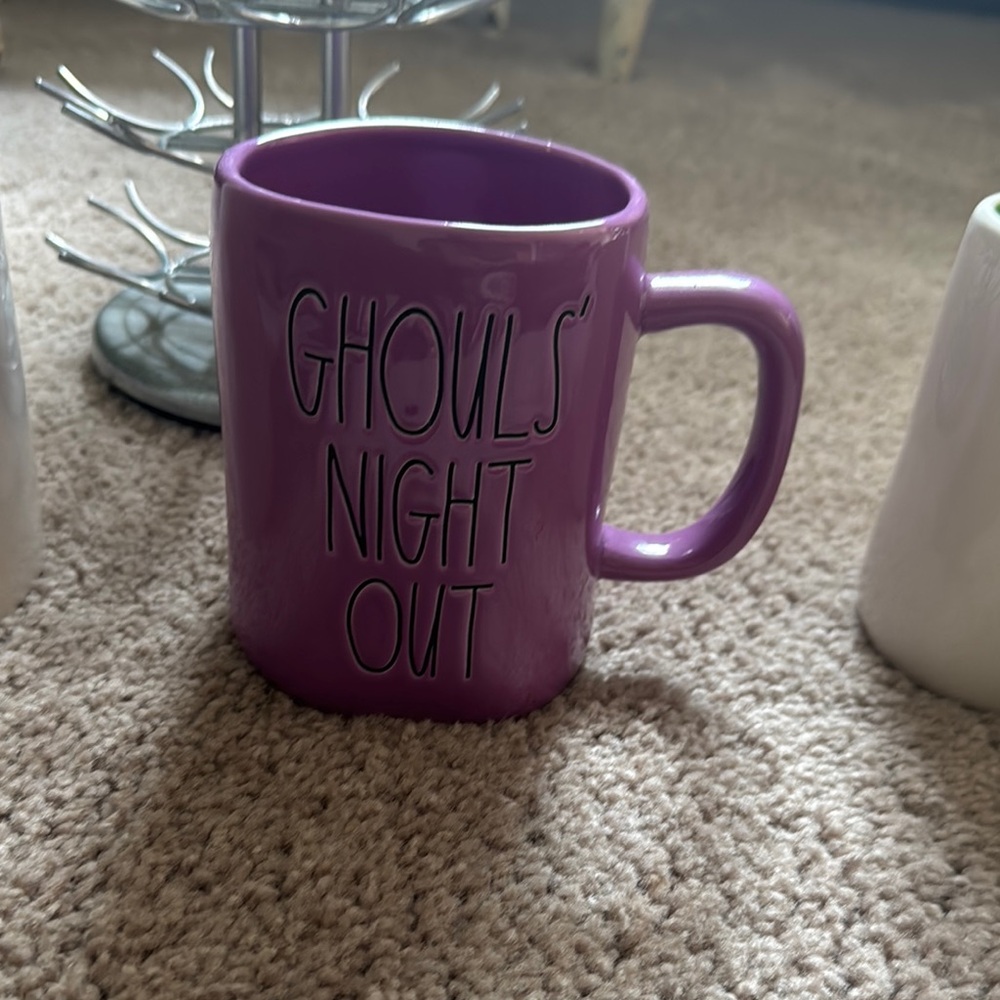 Rae Dunn Purple Mug - Ghouls' Night Out